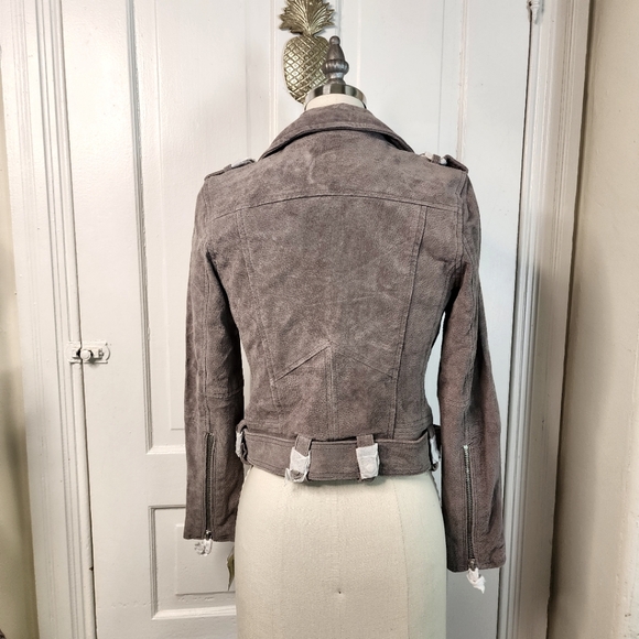 NWT BLANKNYC REAL SUEDE JACKET XS - Picture 5 of 8